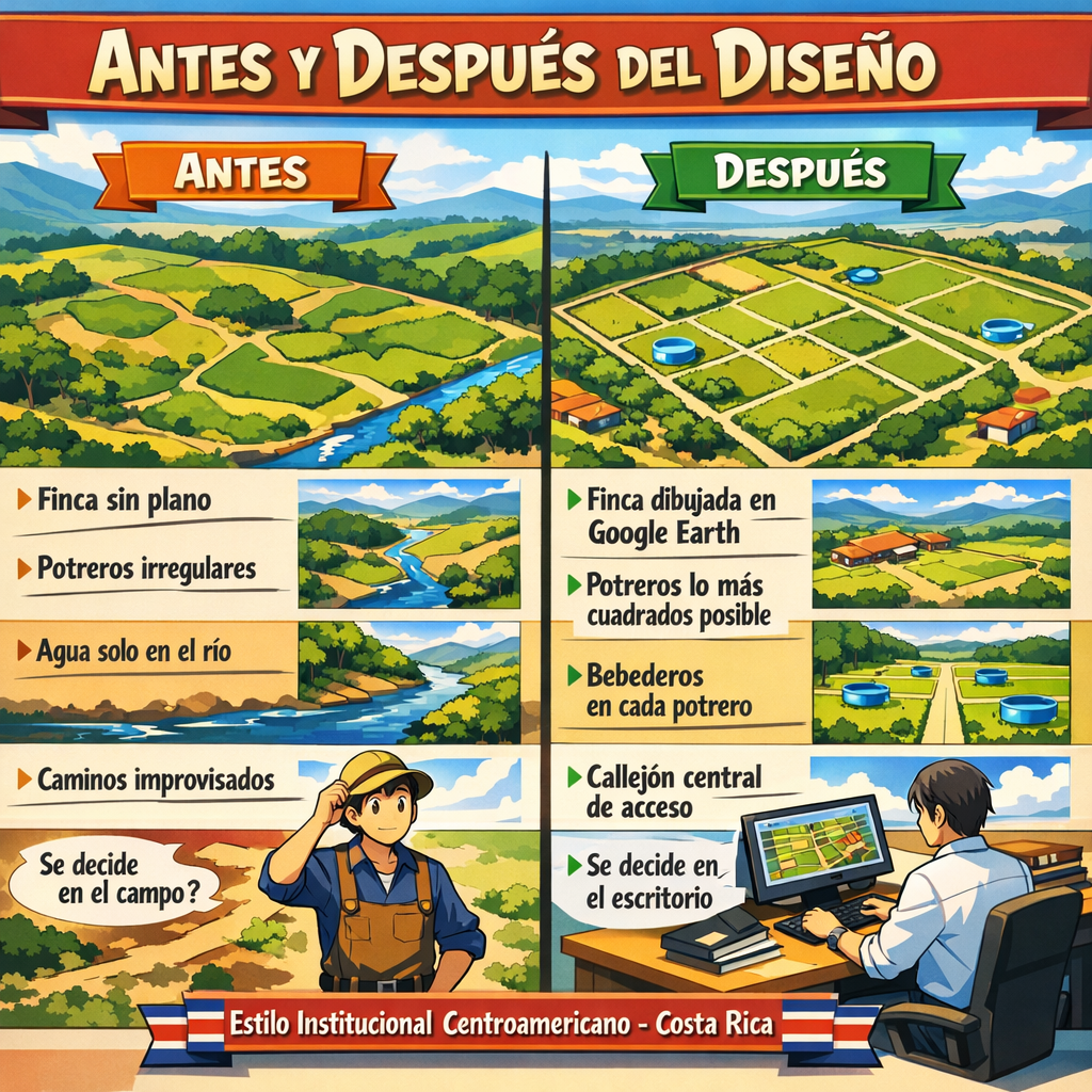 Diseñando la finca: Del papel al potrero